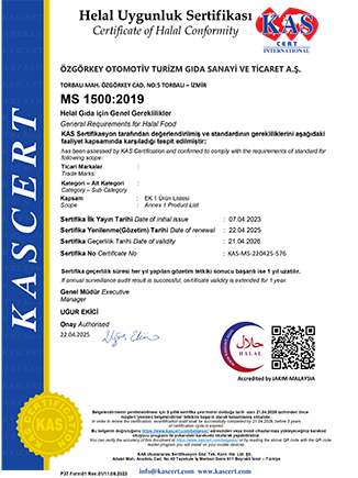 KASCERT HALAL CERTIFICATE